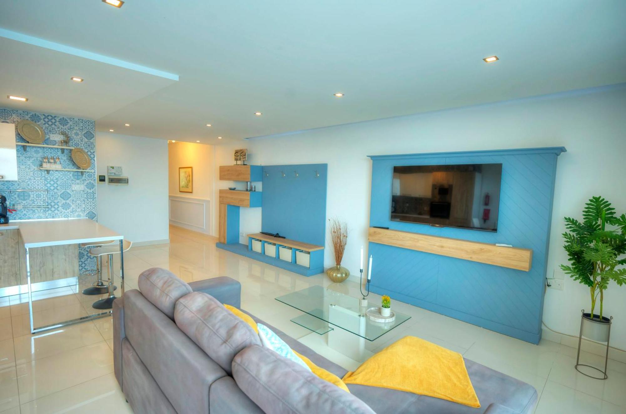 Modern, Large 3Bedroom, Spectacular Views Goslm-9 Sliema Exterior foto
